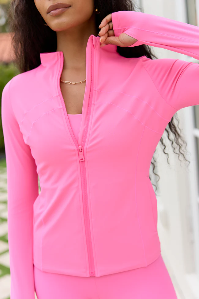 Active State Bubblegum Heat Pink Jacket - Image 2