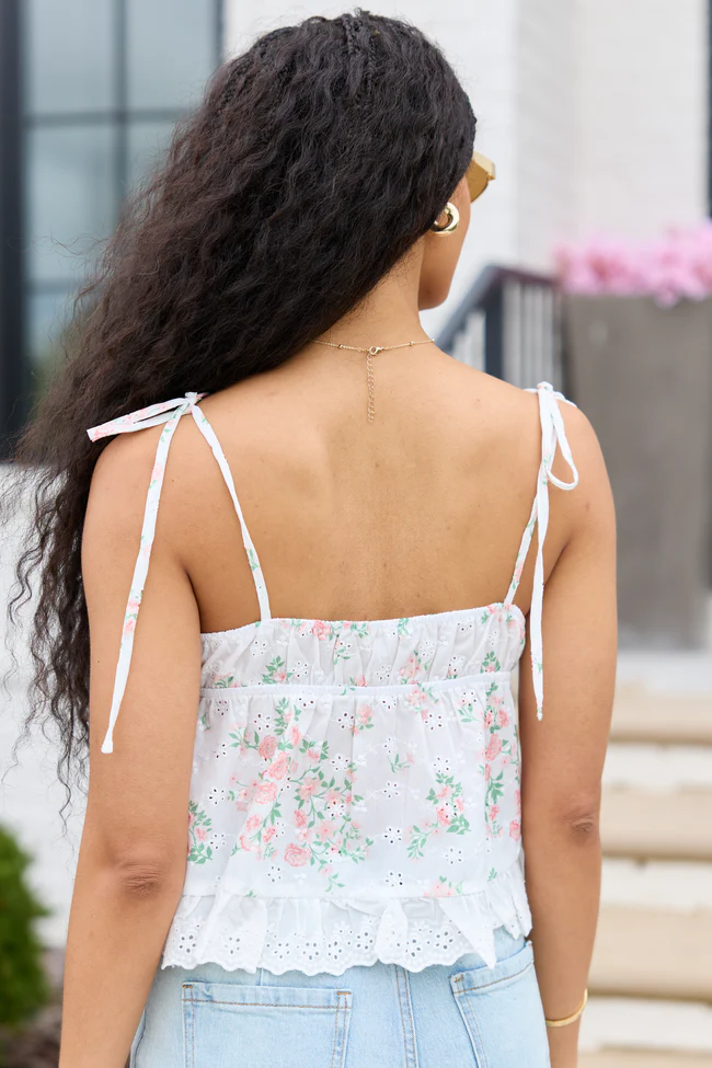 Briar Pink Floral Babydoll Tank - Image 5