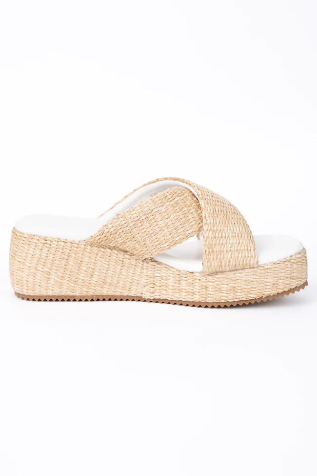 Clementine Tan Cross Platform Sandals - Image 5