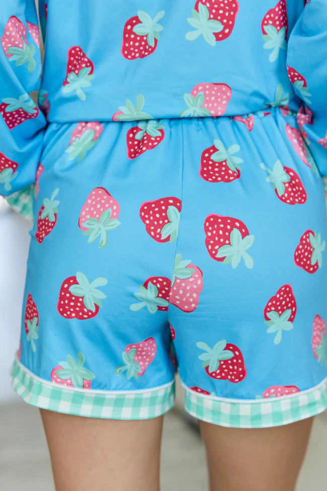 Cozy Crush Pajama Shorts - Berry Bliss DOORBUSTER - Image 4
