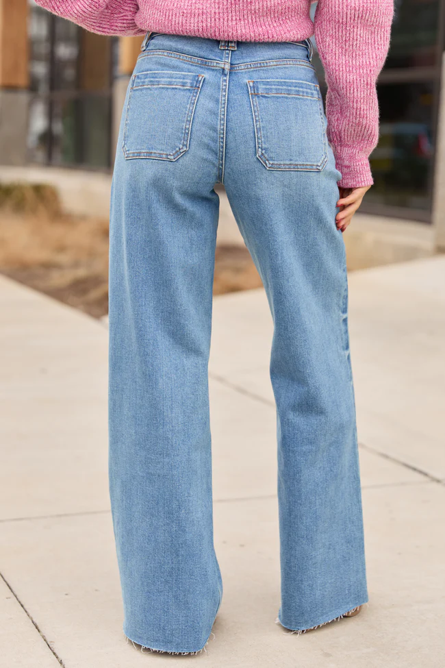 Harper Wide Leg Jeans - Image 4
