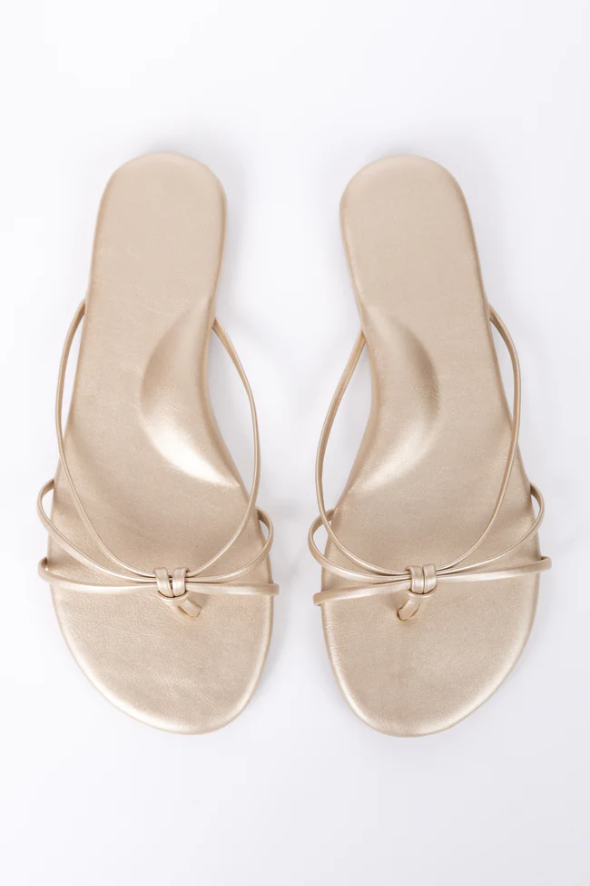 Landry Champagne Flip Flops - Image 4