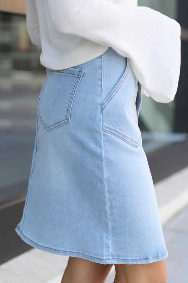 My Favorite Button Down Skirt FINAL SALE - Image 3