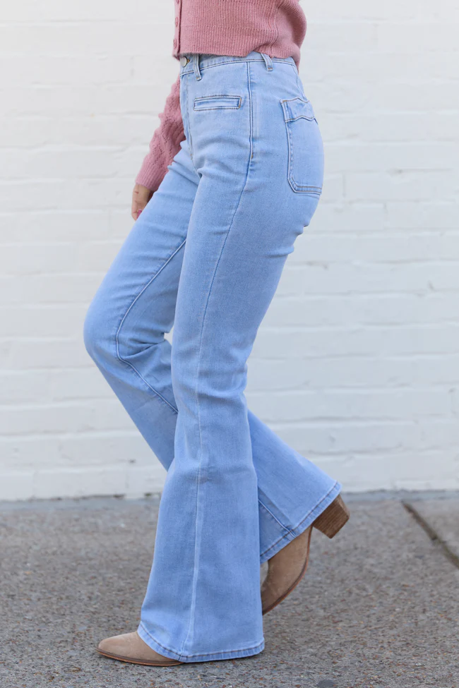 My Favorite Light Wash Bootcut Jeans - Image 3
