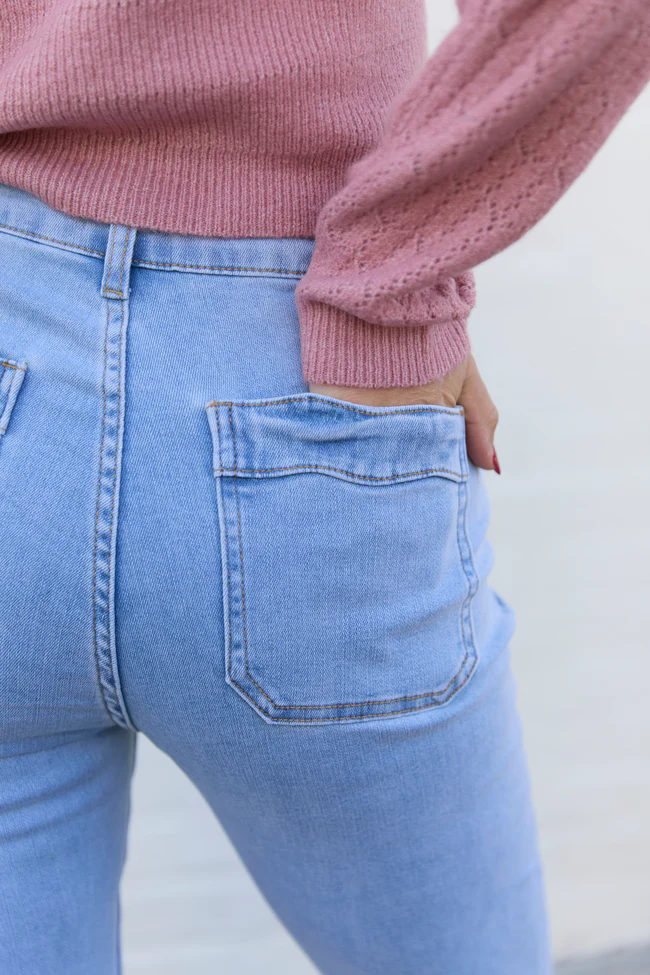 My Favorite Light Wash Bootcut Jeans - Image 5