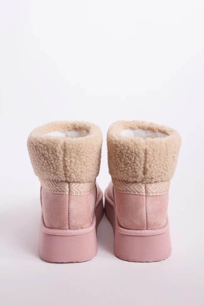 Payton Blush Platform Boots FINAL SALE - Image 4