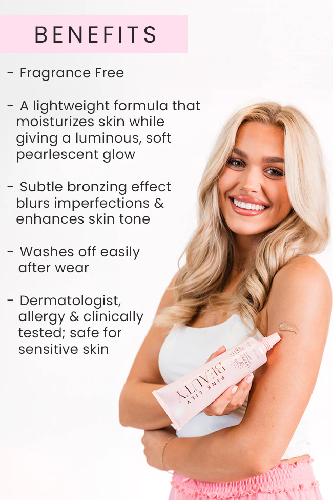 Pink Lily Luxury Tan Luminizing Body Lotion - Bronze Glow FINAL SALE - Image 4