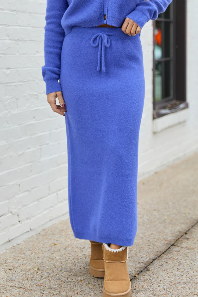True Blue Sweater Skirt FINAL SALE - Image 2