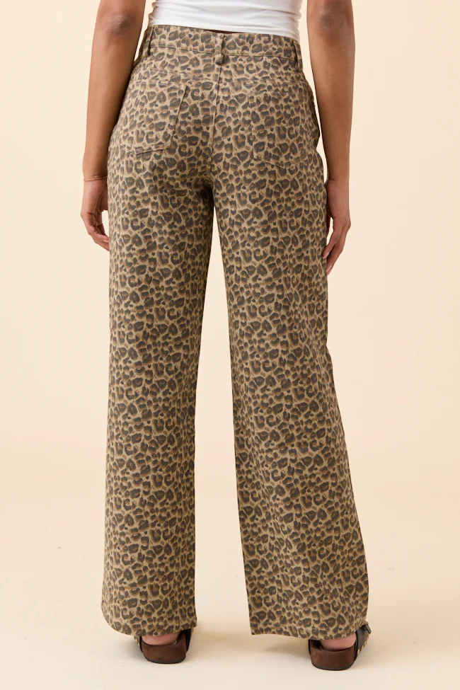 Wild Things Leopard Wide Leg Pants SALE - Image 10
